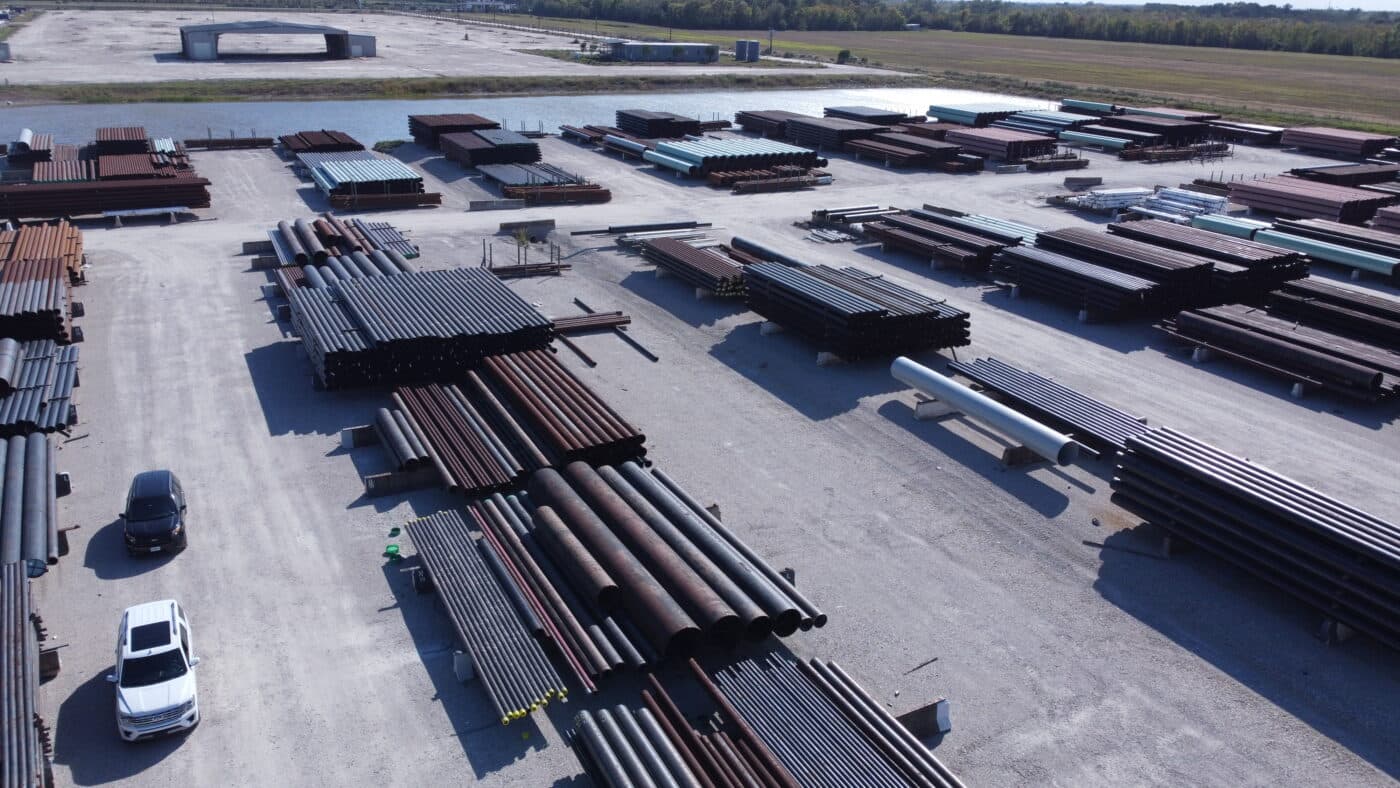 Pipe Yards by Inner Loop Construction - Industrial and Commercial General Contractors in Texas